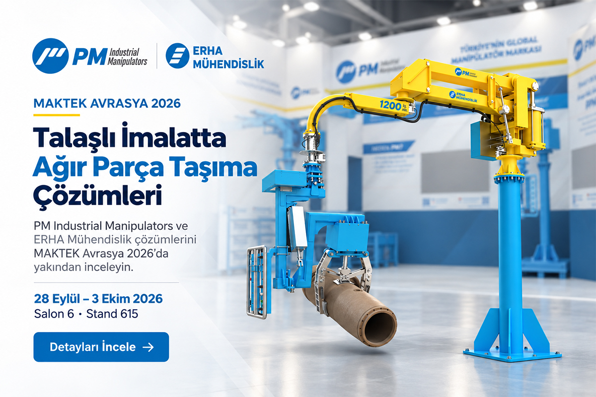 MAKTEK Avrasya 2026 Erha stand görseli. Detay için tıklayın.